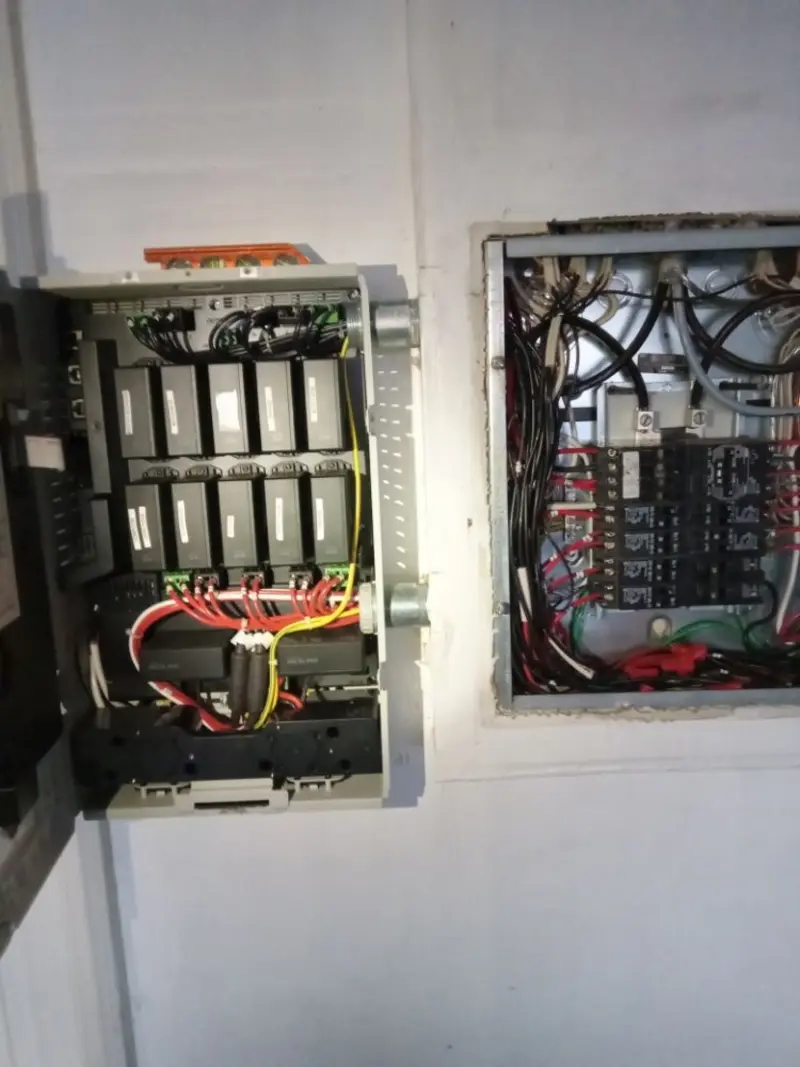 Electrical panel upgrade completed for Commercial Electrician Services in White Oak
